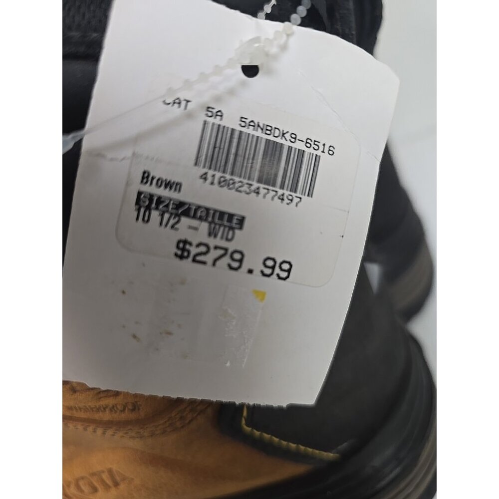 Dakota Men's 6" 6516 CTCP Hyper-Dri 3 Waterproof Safety Work Boots Brown 10.5M - Picture 6 of 8
